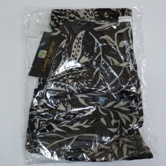 COMFY LEGGINGS Ultra Soft Printed Brushed Capri-Full Length - Picture 4 of 7